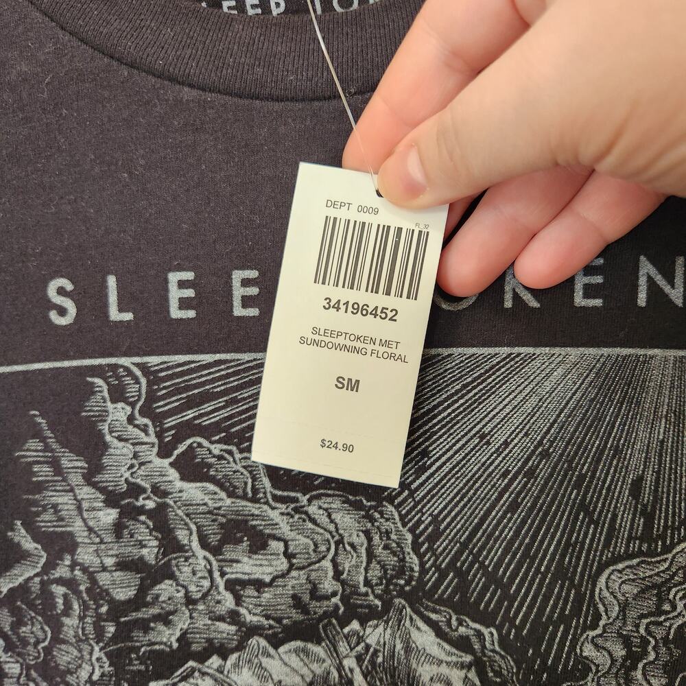 Sleep Token Sundowning Runes Flowers Graphic T-Shirt Cotton Tee Size Small - Picture 5 of 9